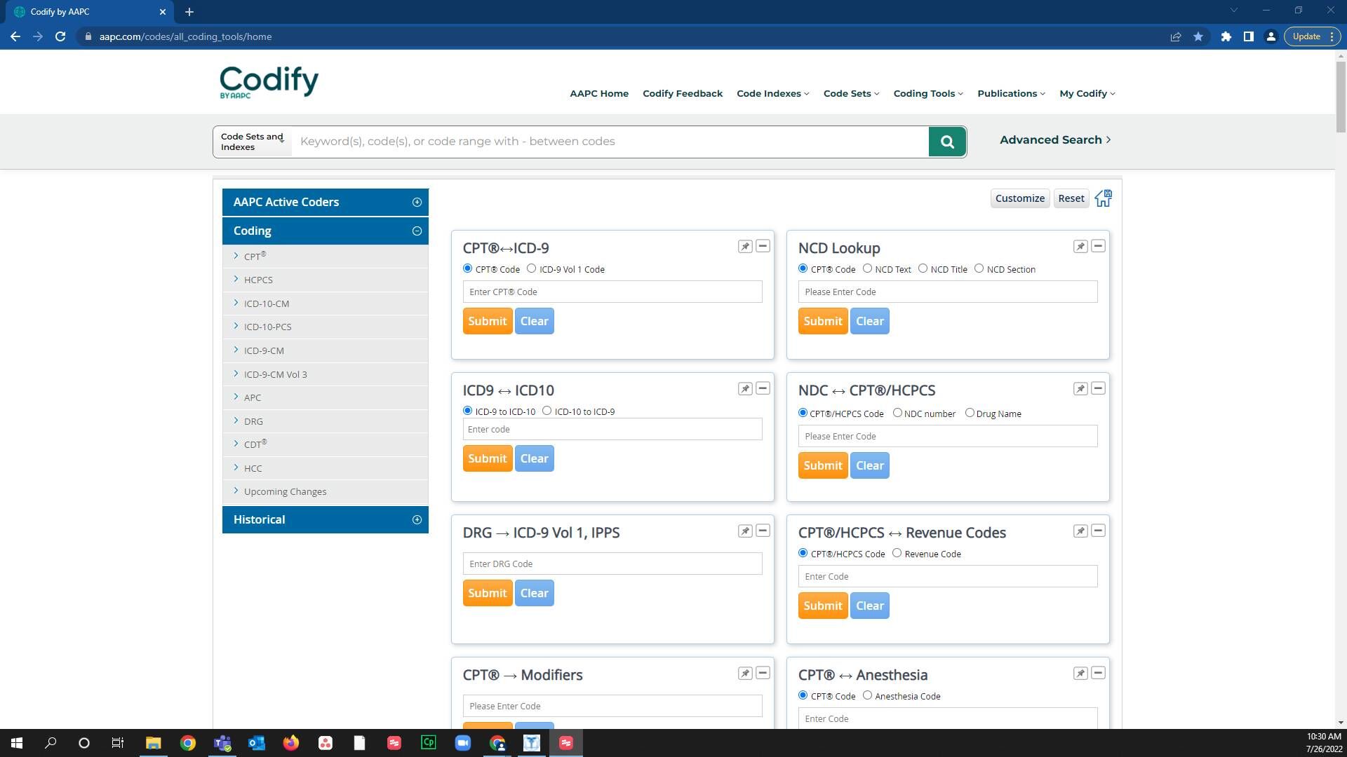 Screenshot of: CPT® Assistant is the official word from the AMA on proper CPT® code usage. Codify's CPT® Assistant add-on allows you to search all CPT® Assistant articles from 1990 to present by CPT® code to narrow the options to only related articles for quick coding guidance.