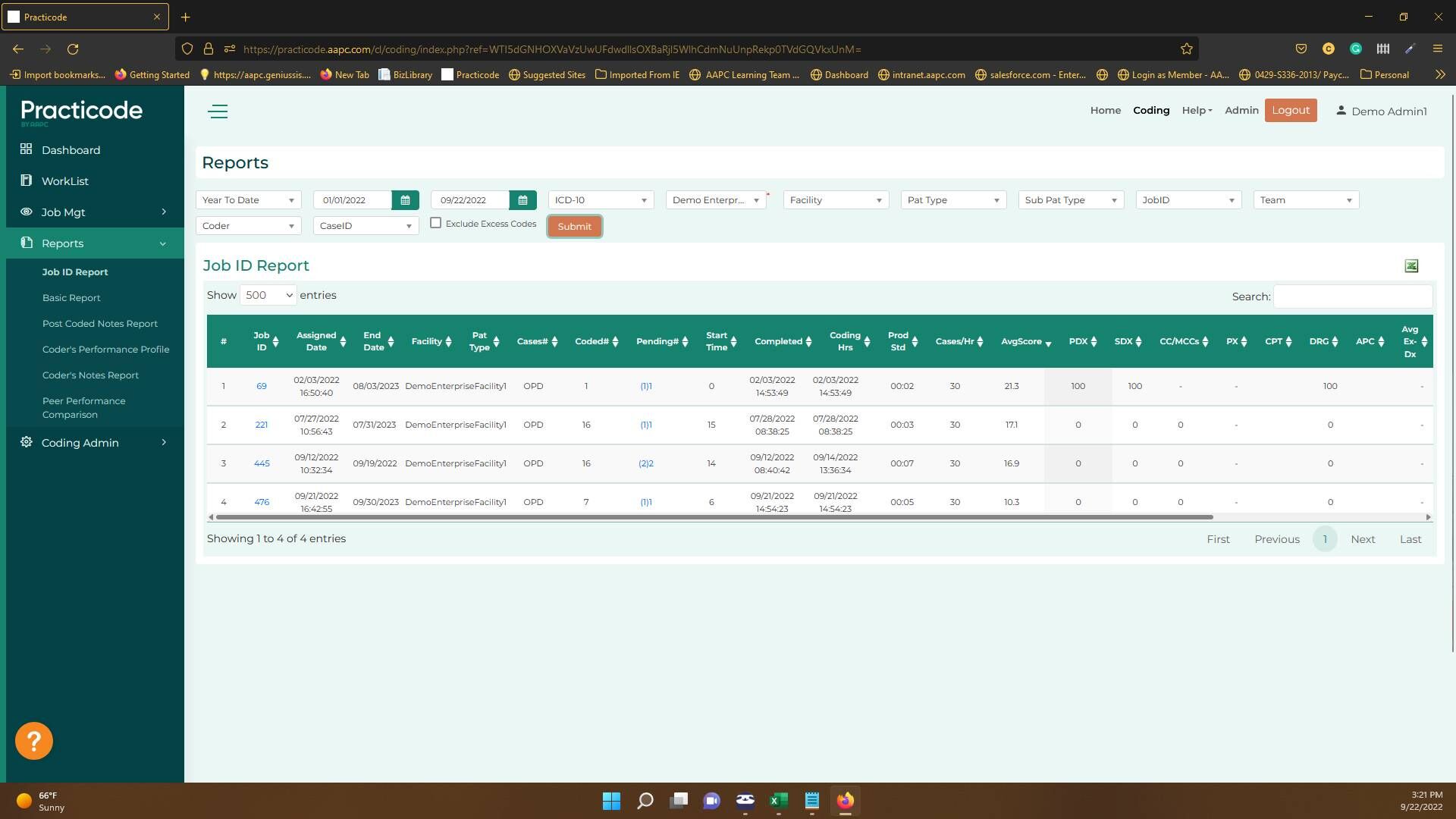 Screenshot of: Use the scroll bar at the bottom of the entry list. Drag the view to the far right-hand of the view to see the Action column.