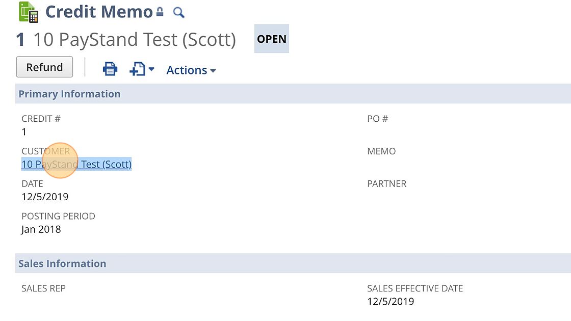 How to apply Credit Memos to an Invoice or Sales Order – Paystand Help ...