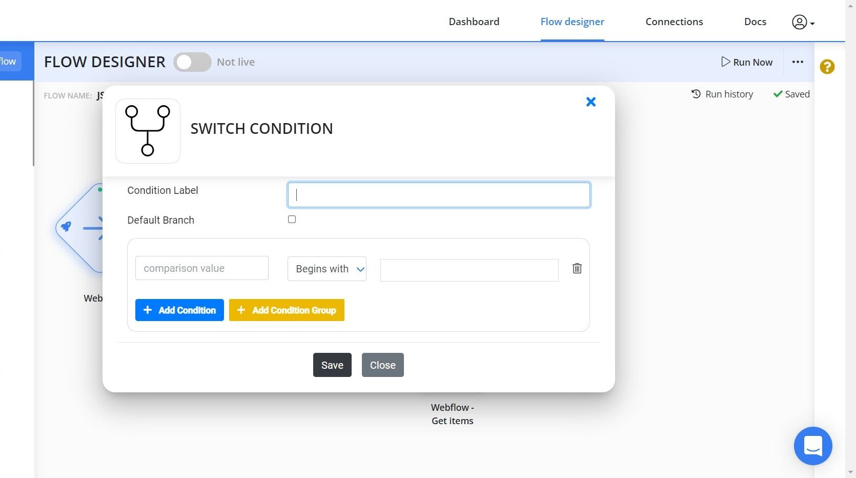 Switch Node - Byteline Documentation