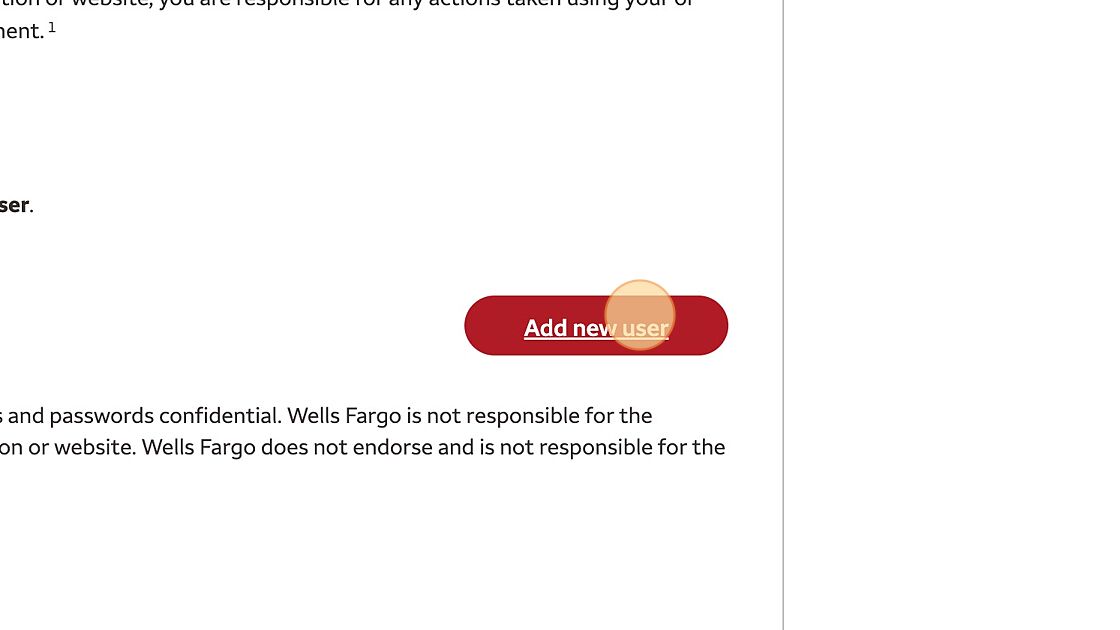 Add New Wells Fargo User | Accountingprose