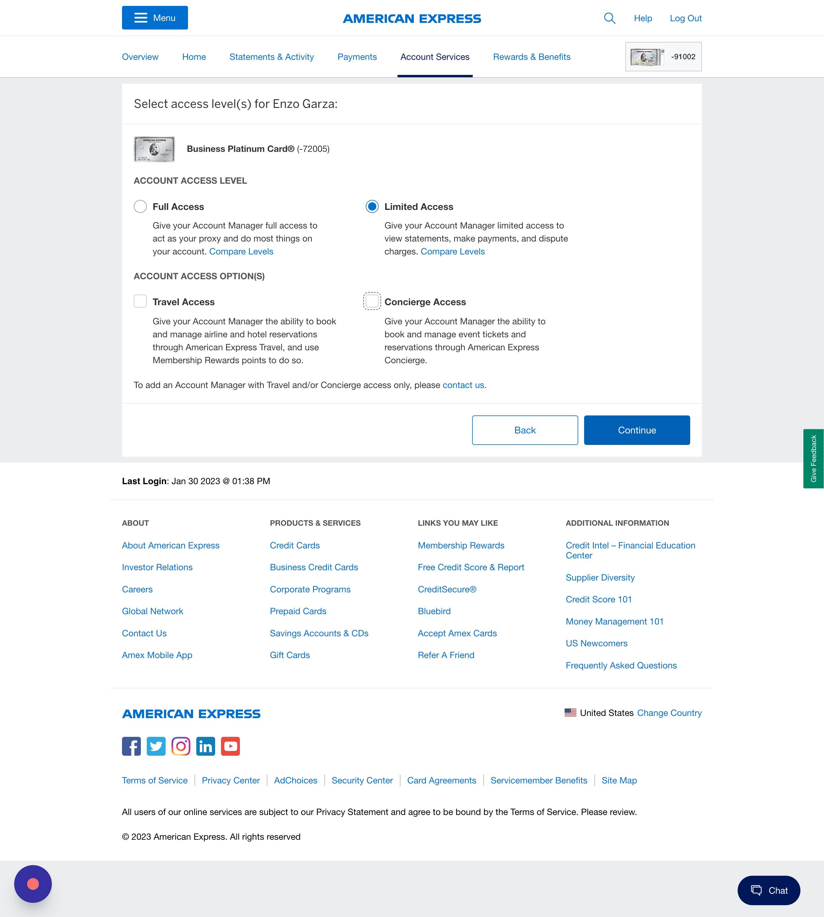 Manager Amex  | Accountingprose