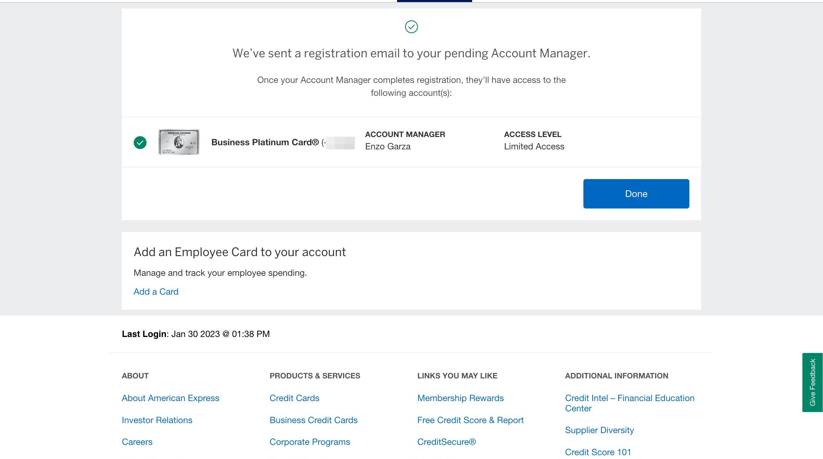 Finished - Add Amex Manager | Accountingprose