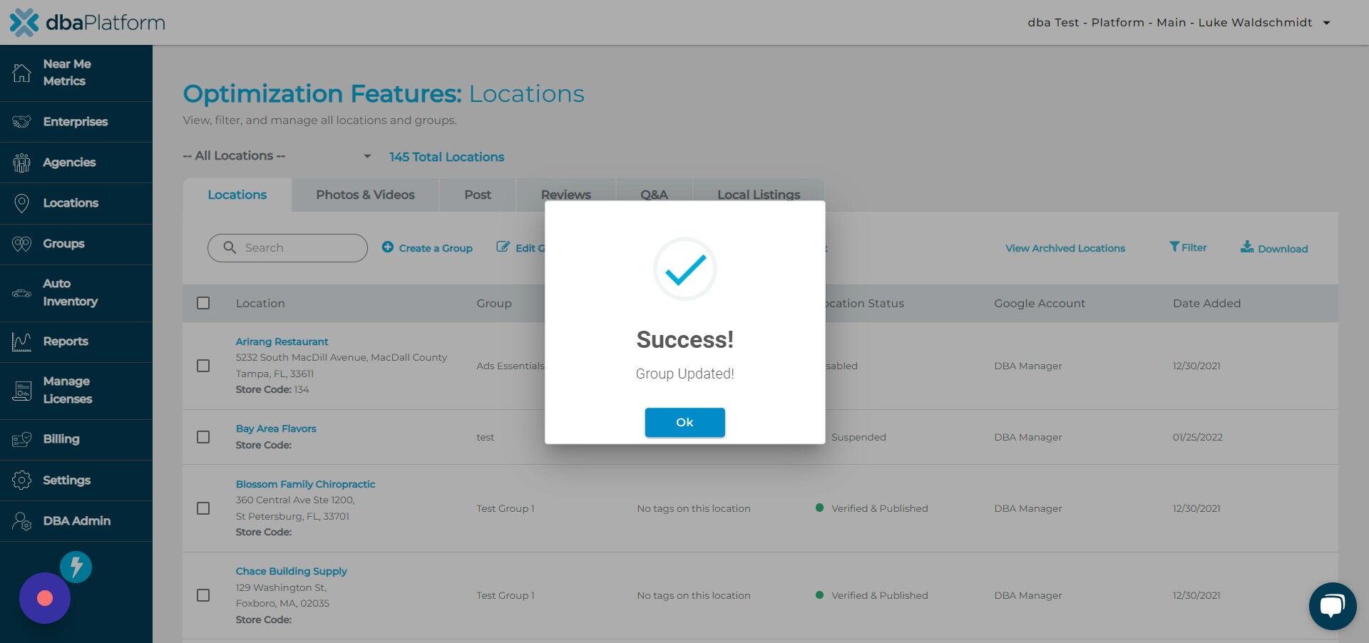 Screenshot of: Click 