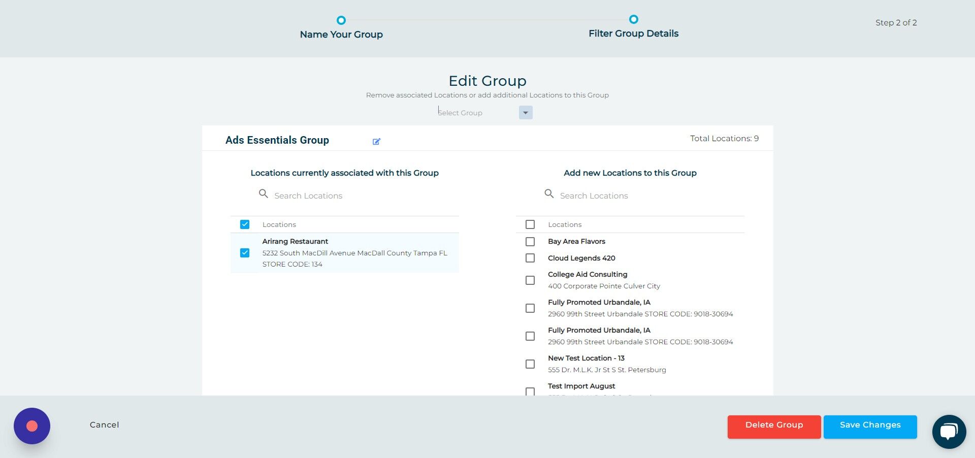 Screenshot of: Click this text field.