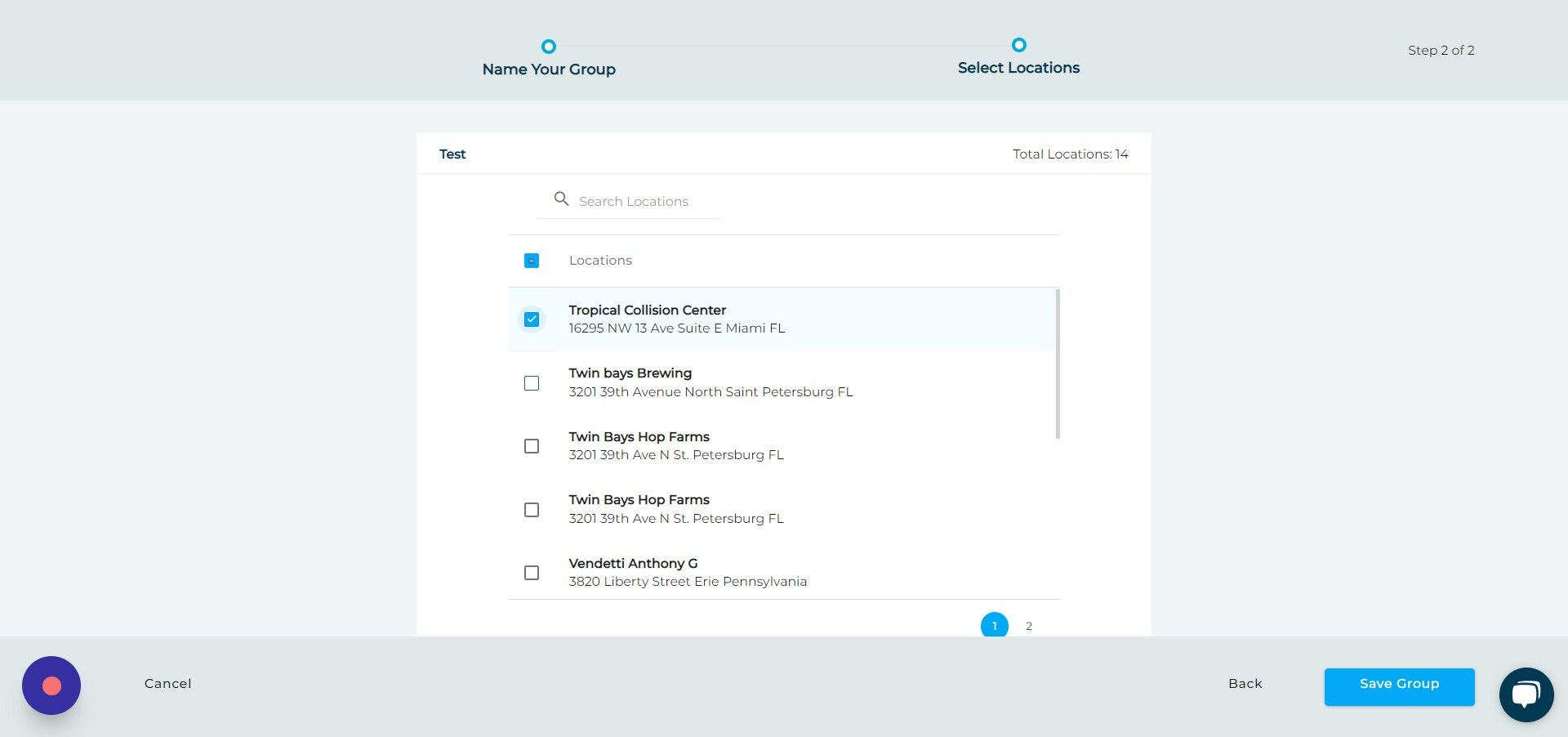 Screenshot of: Click here.