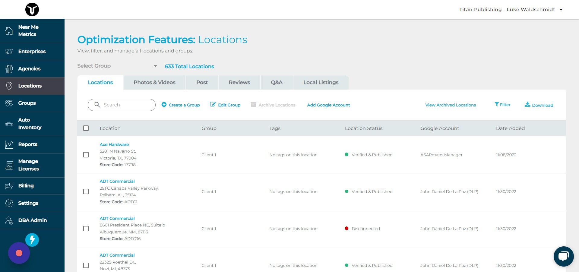 Screenshot of: Click 