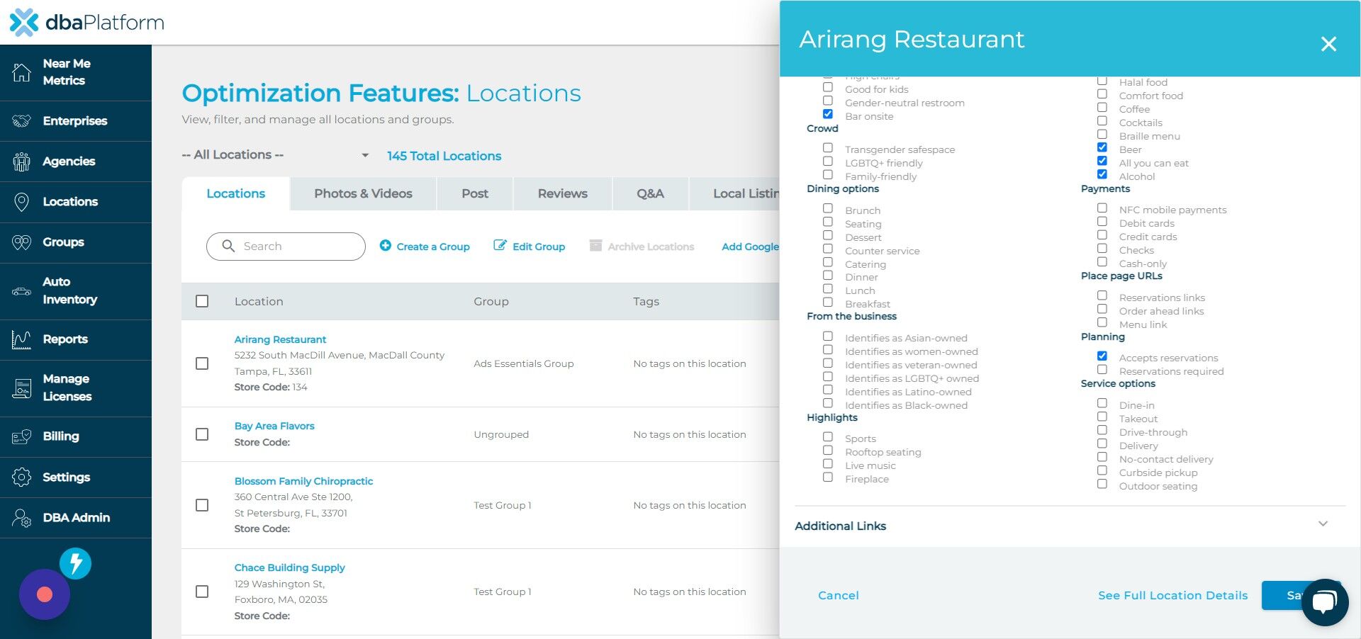Screenshot of: Click here.