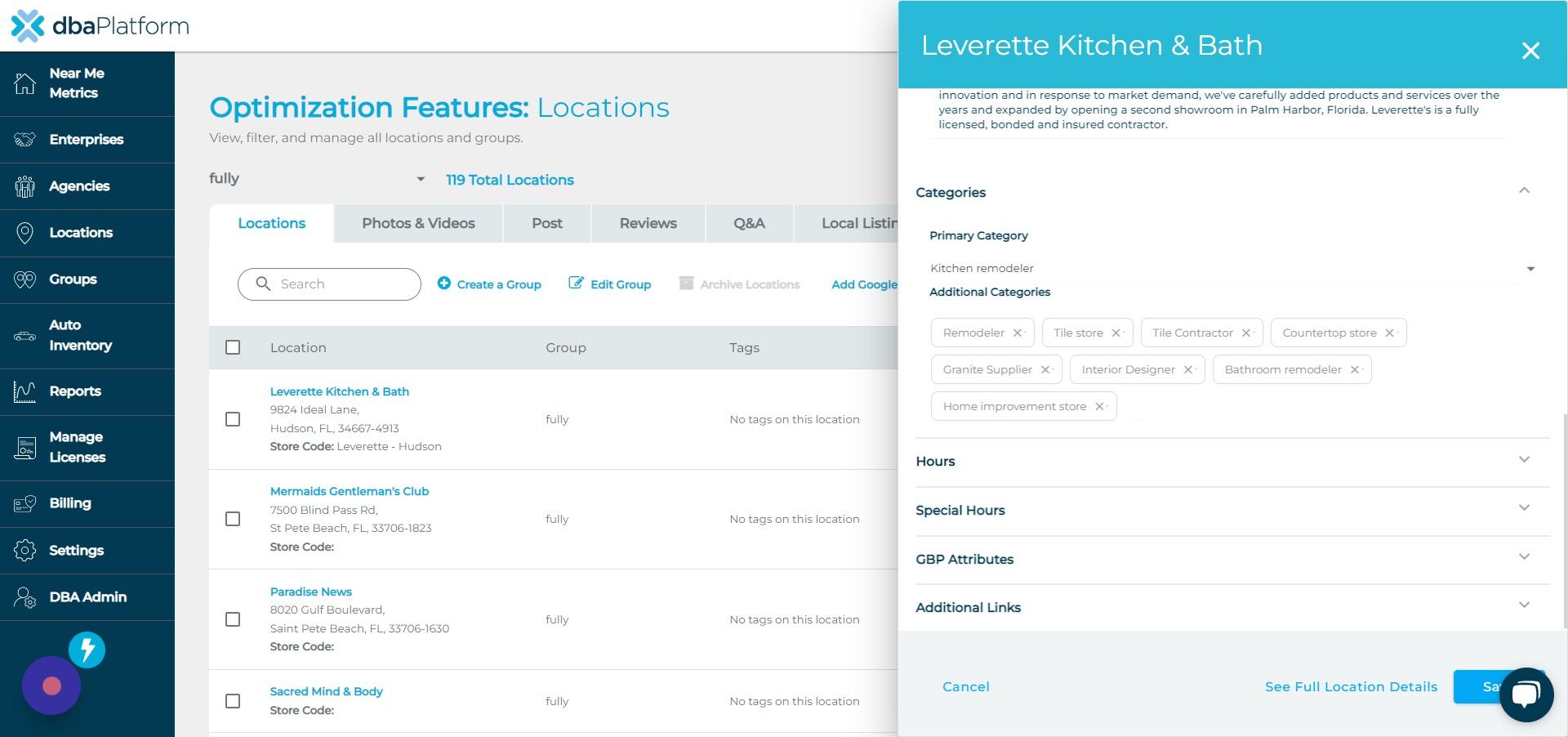 Screenshot of: Click 