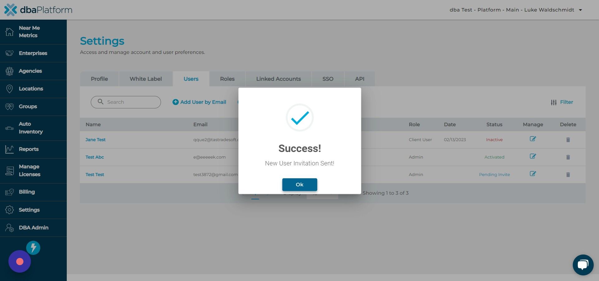 Screenshot of: Click 