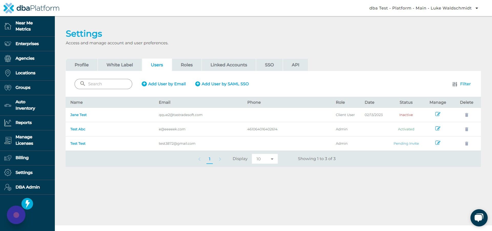 Screenshot of: Click here.