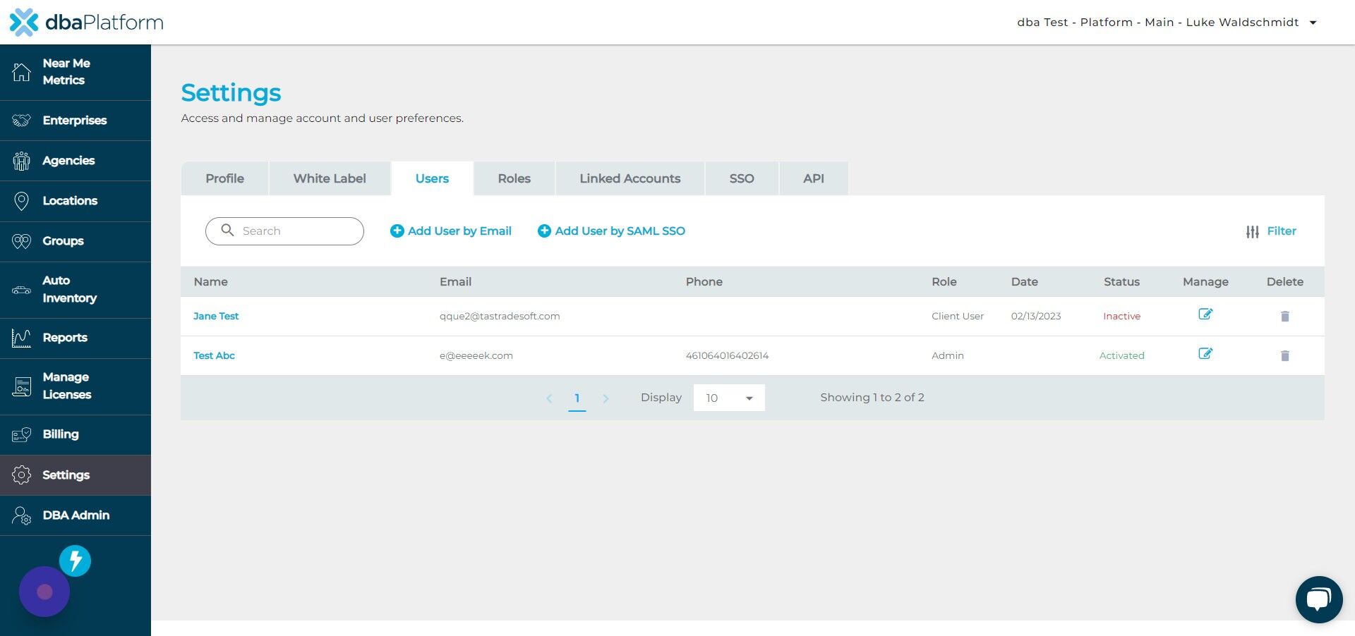Screenshot of: Click 