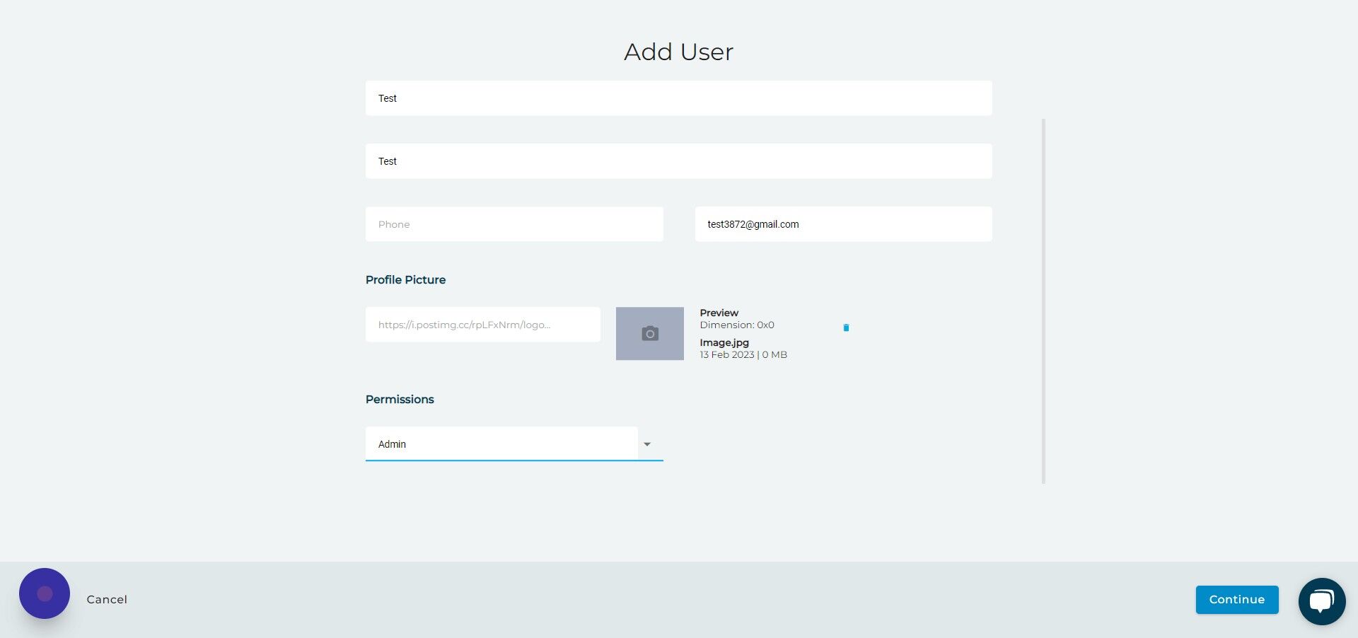 Screenshot of: Click 