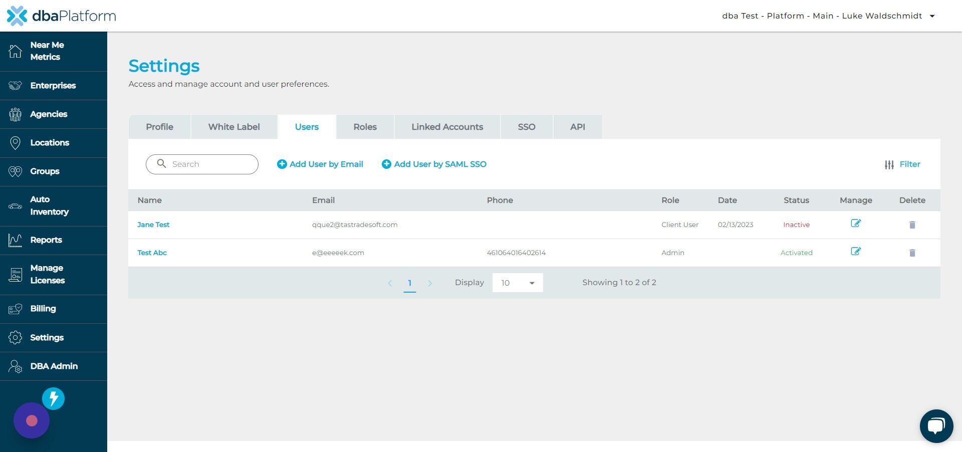 Screenshot of: Click 