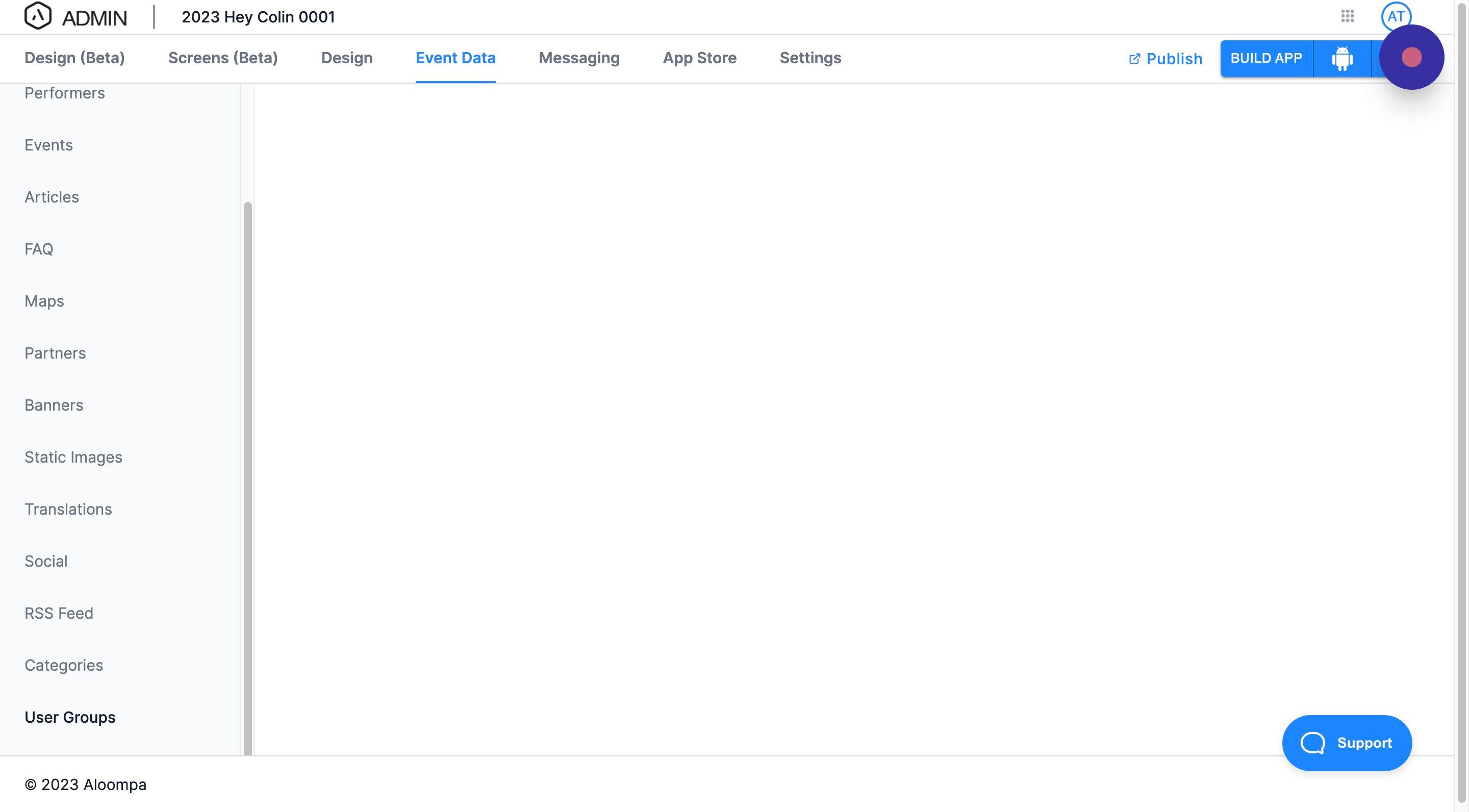 Screenshot of: Click "User Groups"