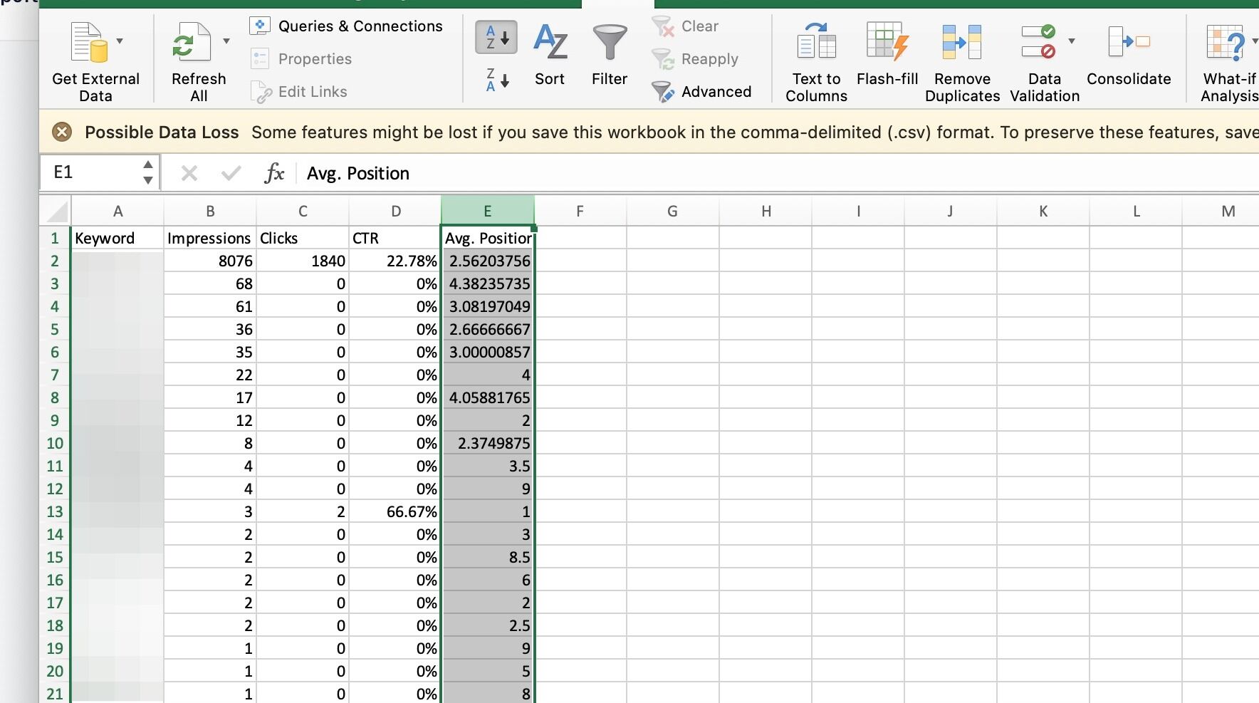 Screenshot of: Click "Sort Smallest to Largest"