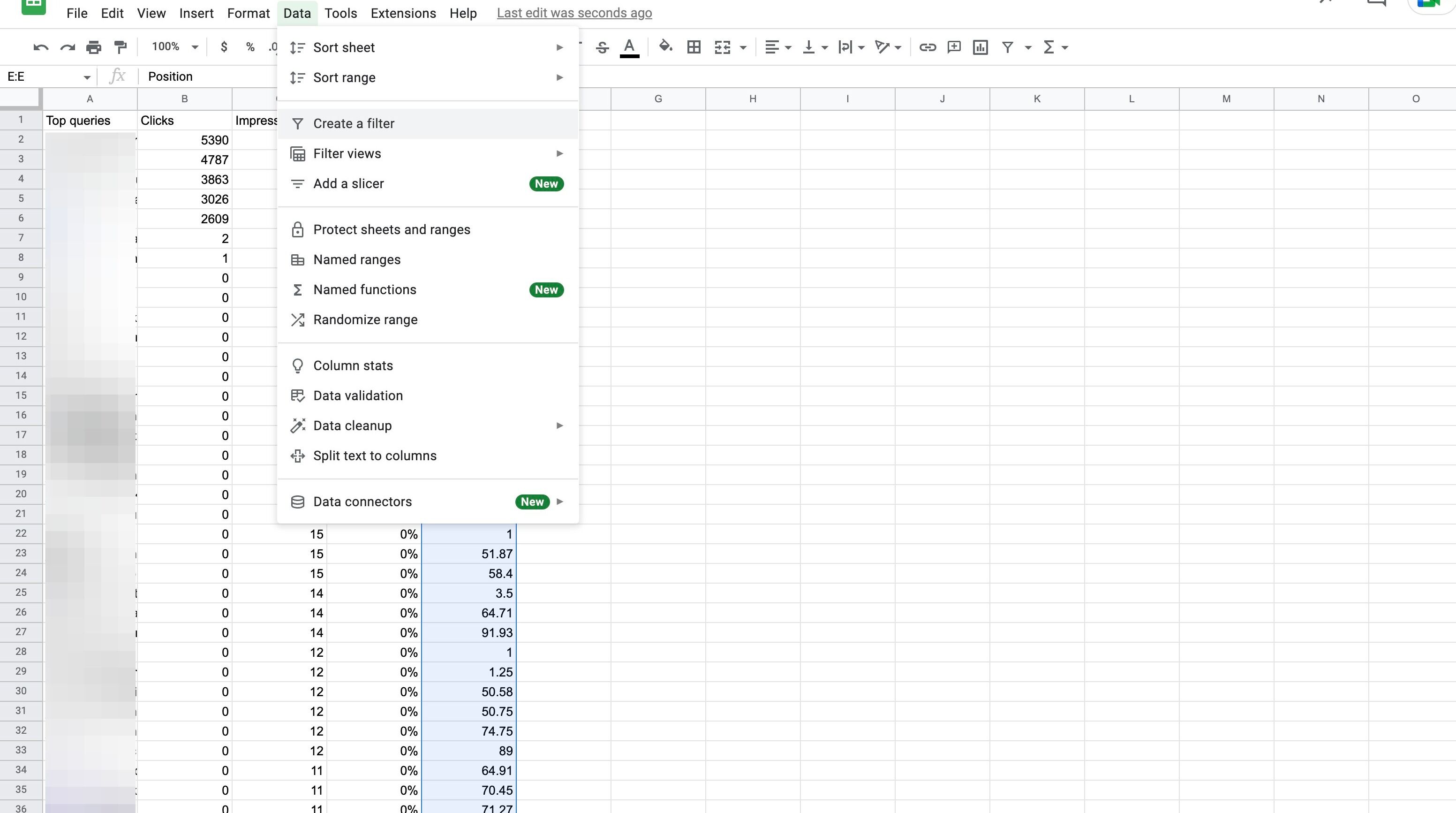 Screenshot of: Click here.