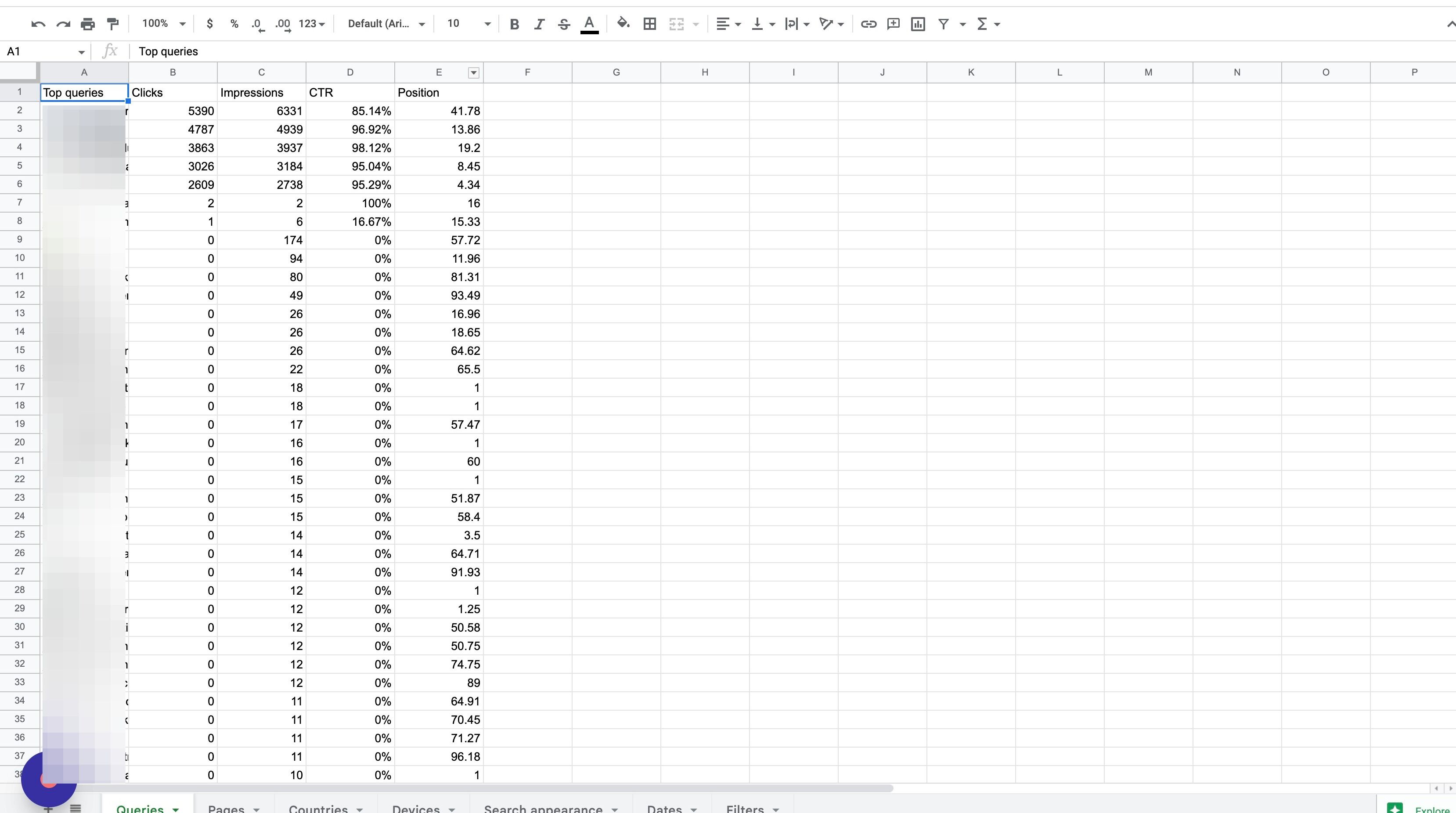 Screenshot of: Click here.