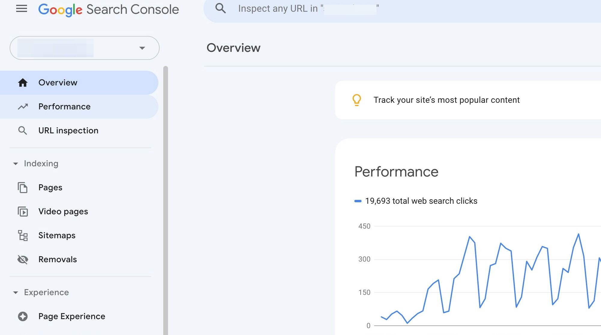 Screenshot of: Click Performance