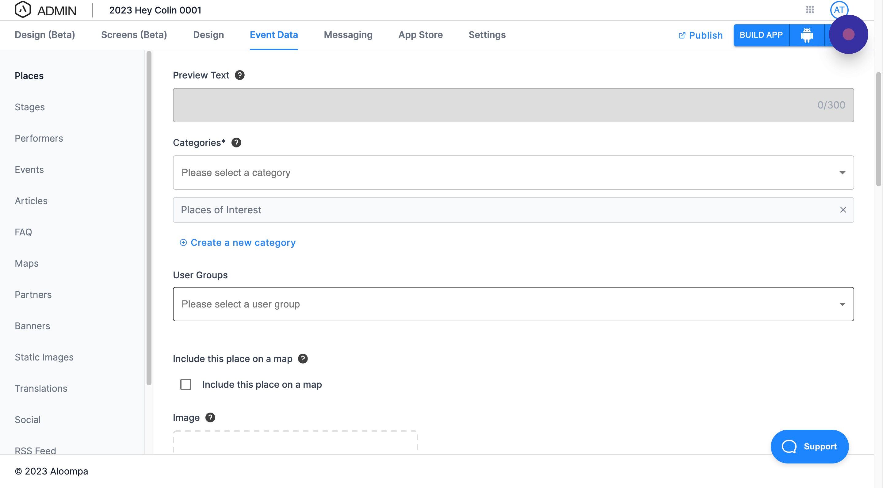 Screenshot of: Click the "Please select a user group" field.