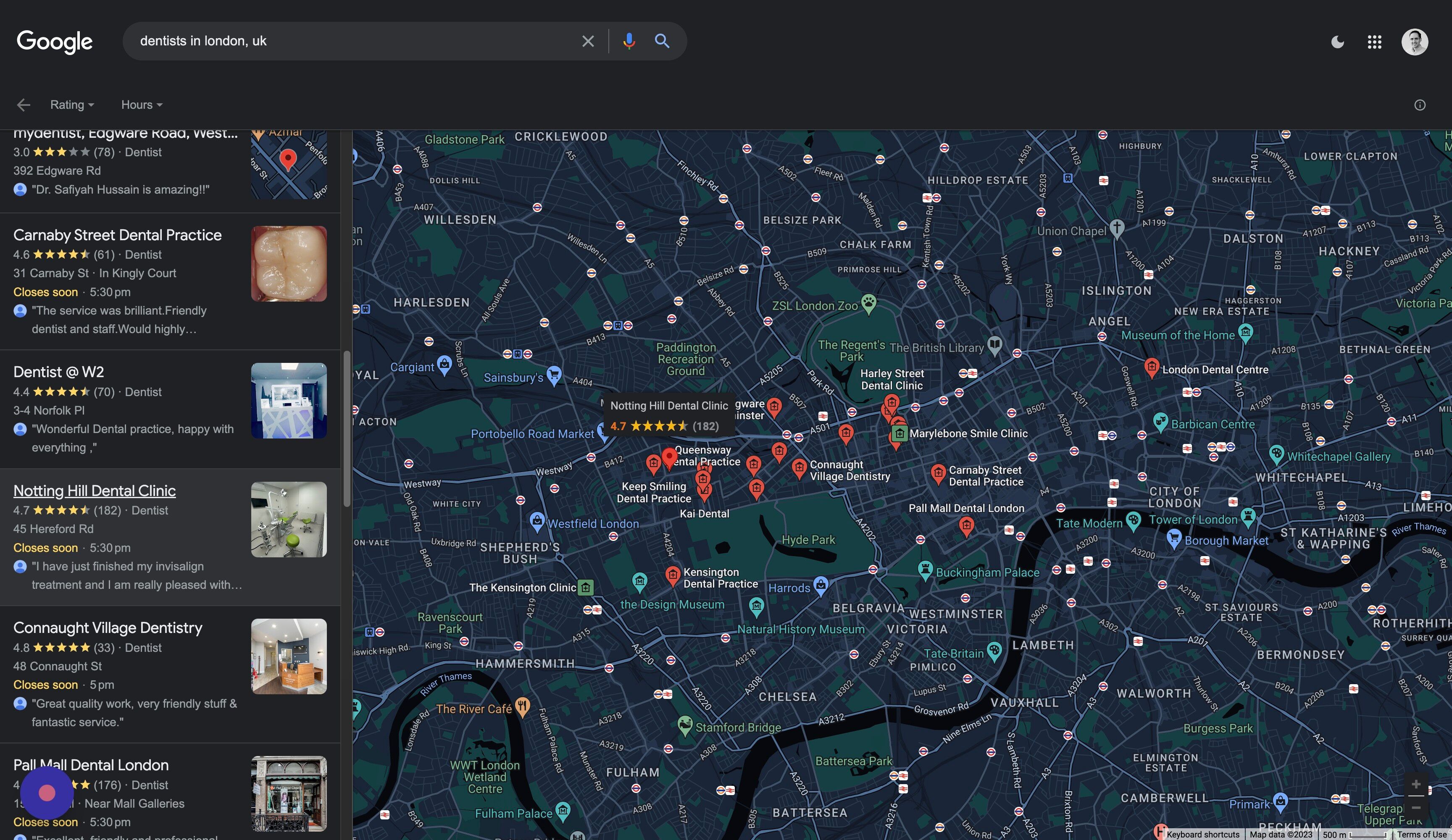 Screenshot of: Copy the title of your listing. This is just an example.