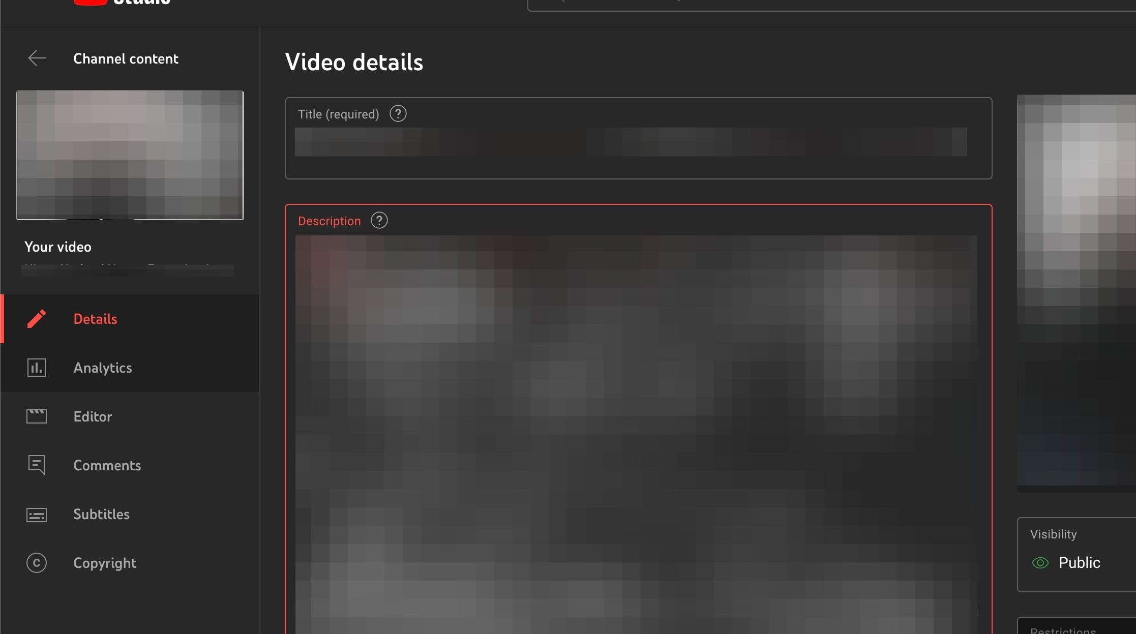Screenshot of: Click Analytics