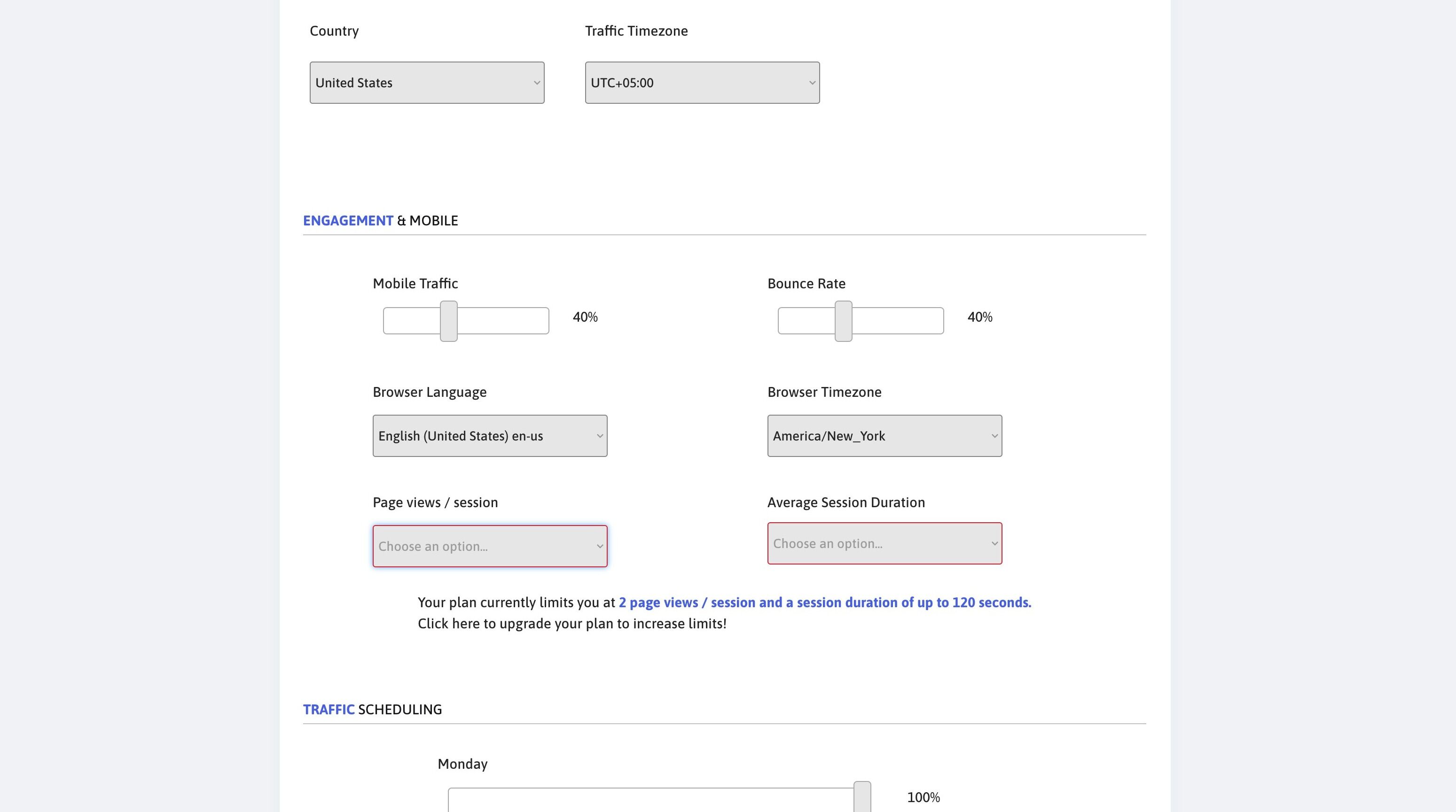 Screenshot of: This is not relevant for Etsy campaigns.
