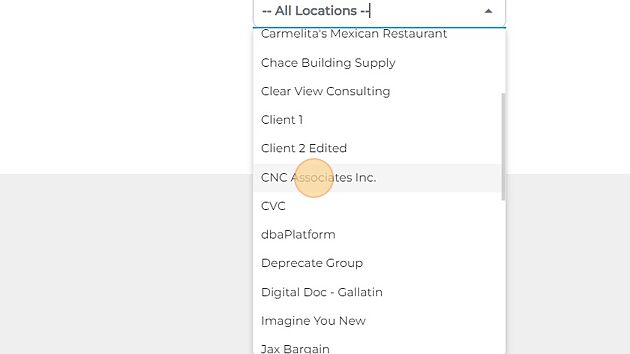 Screenshot of: Click "CNC Associates Inc."