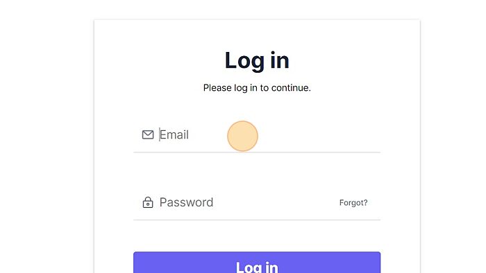 Screenshot of: Login with valid credentials to Pipedrive.