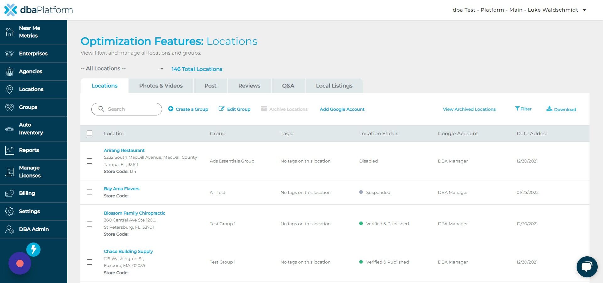 Screenshot of: Click "Add Google Account"