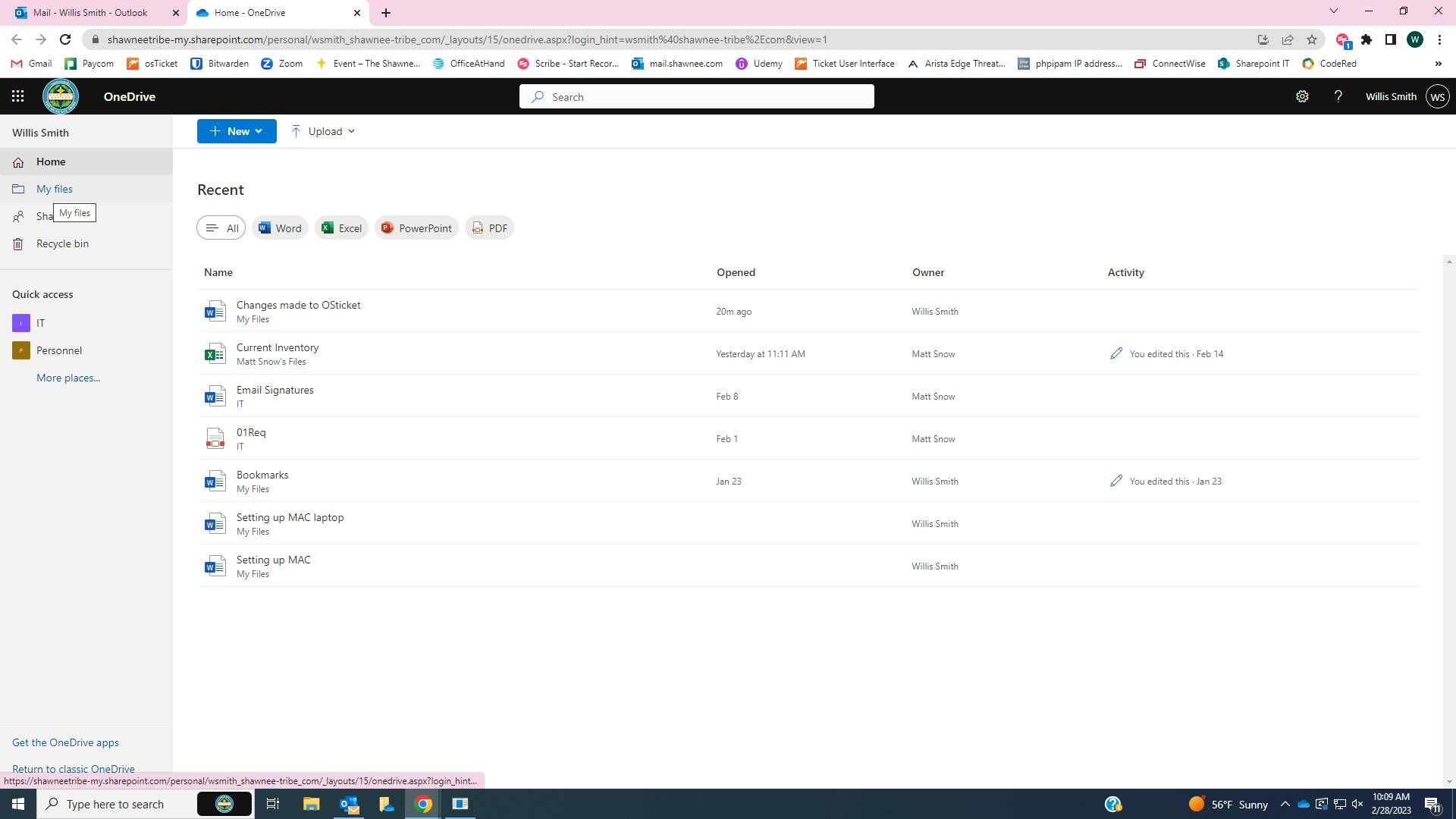 Screenshot of: Click