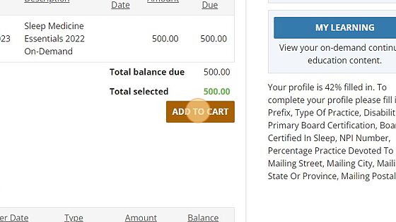 Screenshot of: Click the "Add To Cart" button.