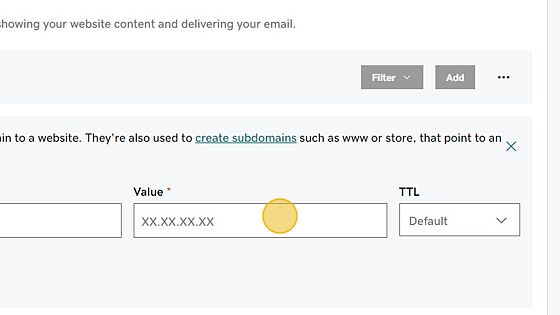 Screenshot of: Click the