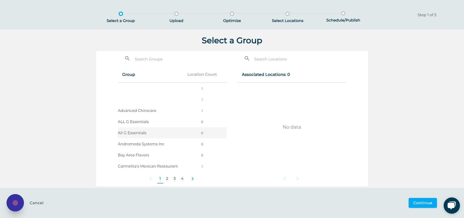 Screenshot of: Click "All G Essentials"