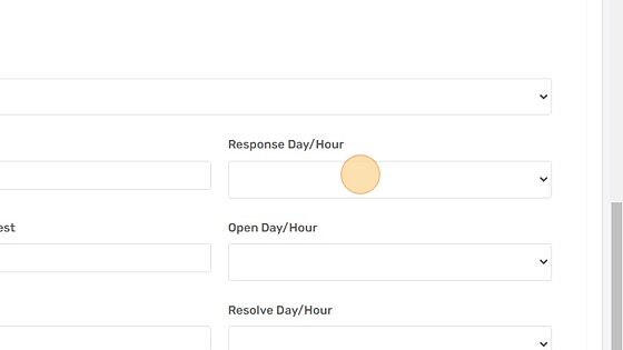 Screenshot of: Enter agent response time