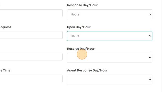 Screenshot of: Enter agent resolve time