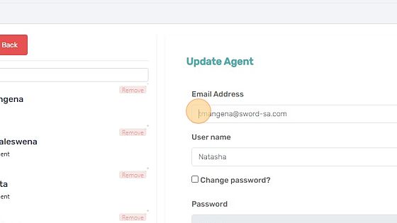 Screenshot of: Click the "Email Address" field.