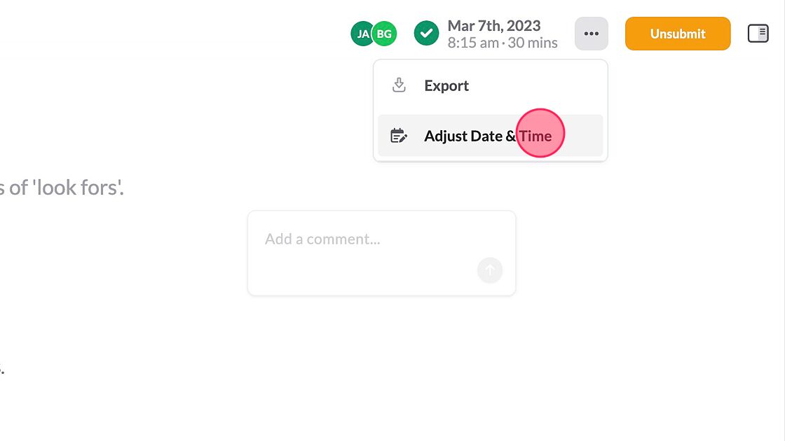Screenshot of: Click "Adjust Date & Time"
