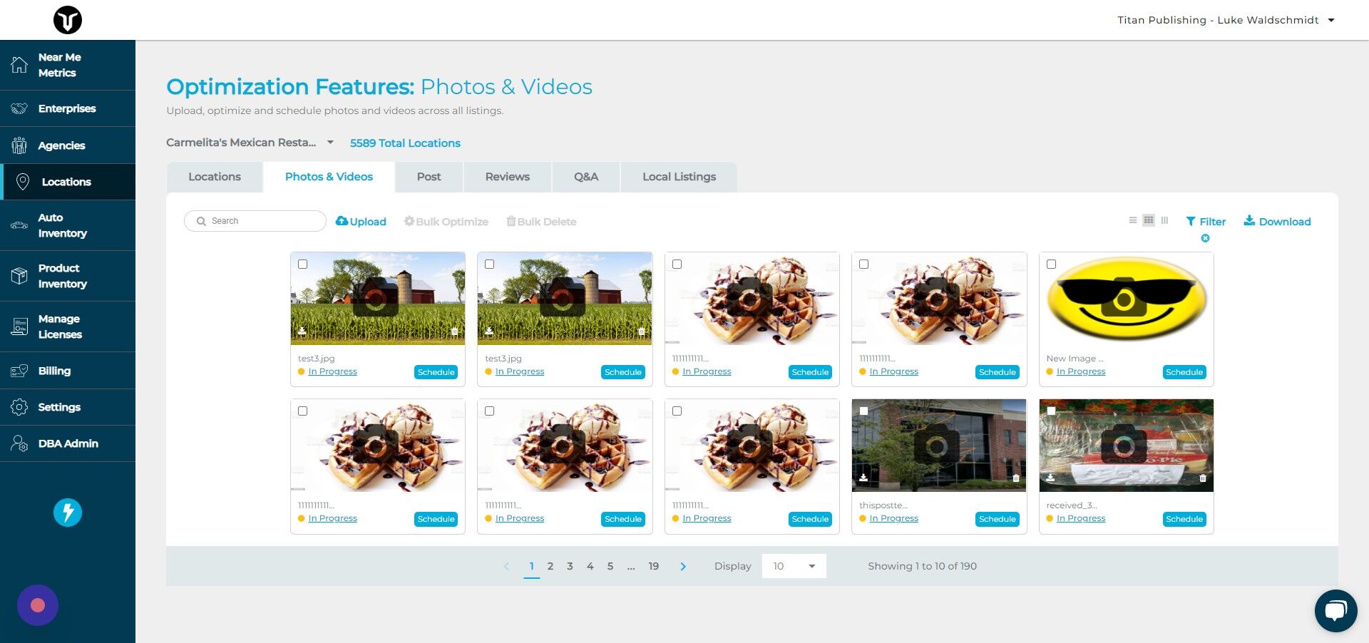Screenshot of: Click here.