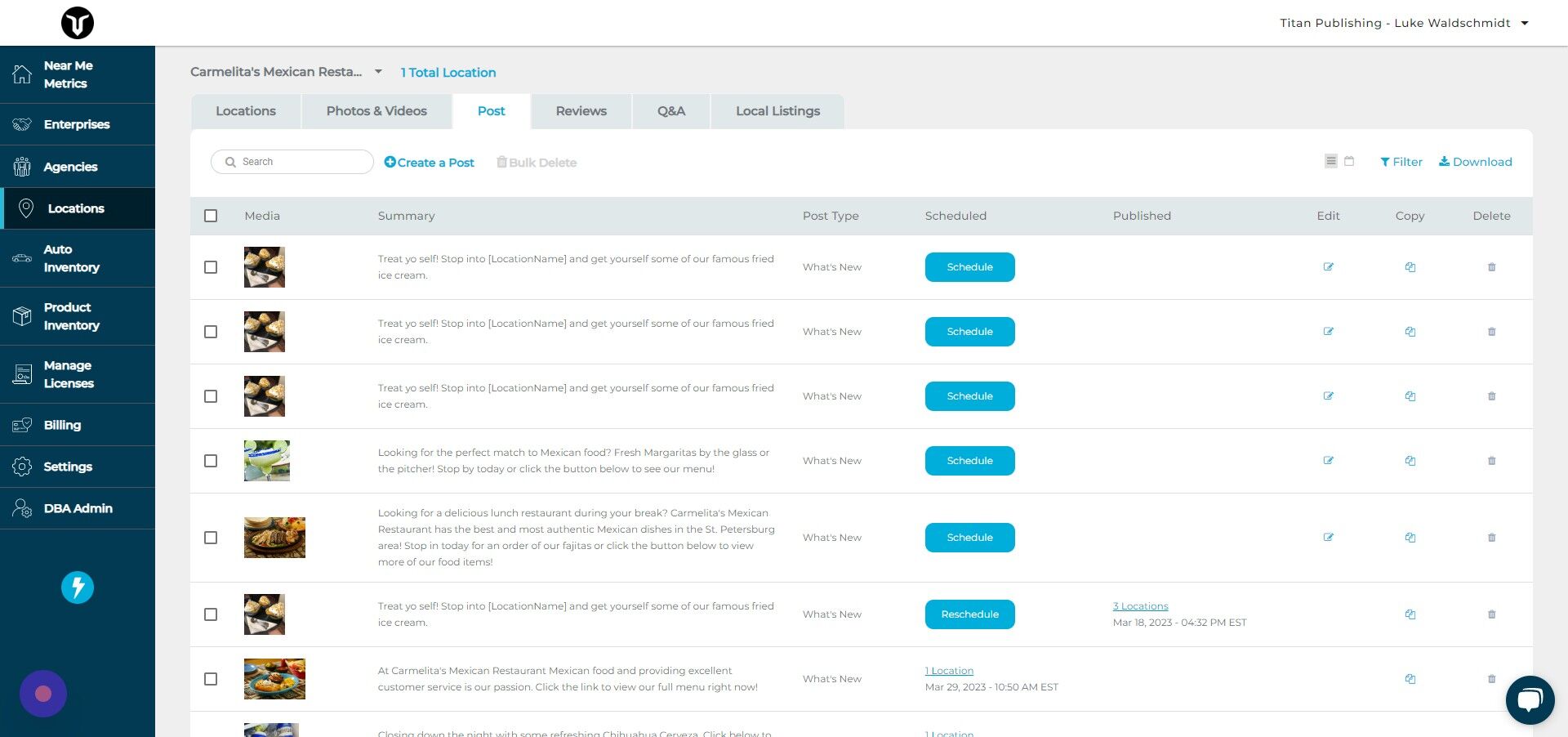 Screenshot of: Click here.