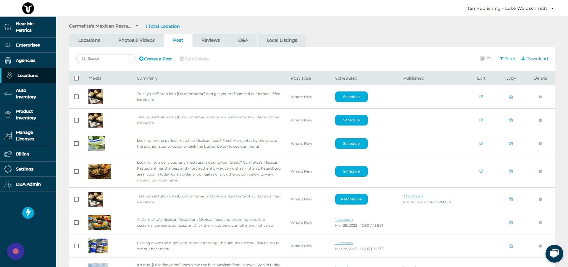 Screenshot of: Click here.
