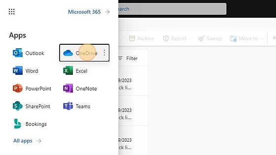 Screenshot of: Click