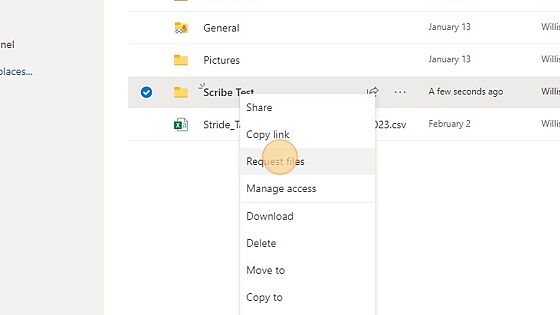 Screenshot of: Right Click and