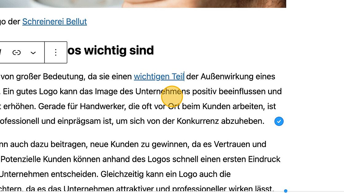 Screenshot of: Füge deinen Link mit dem Starts "https://" ein und drücke enter.