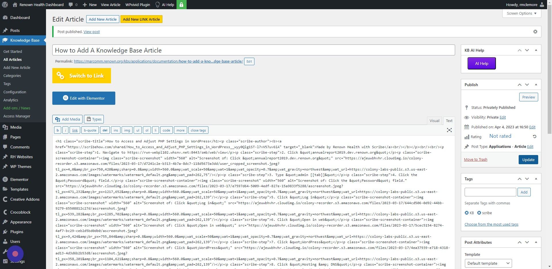 Screenshot of: Click this button.