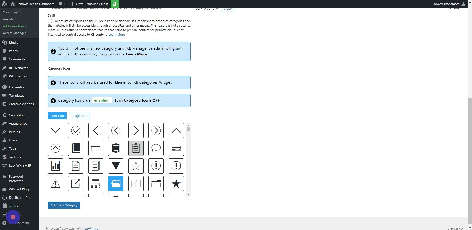 Screenshot of: Click here.