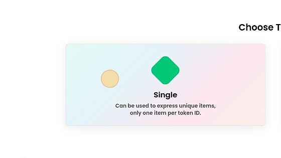 Screenshot of: Click "Single"