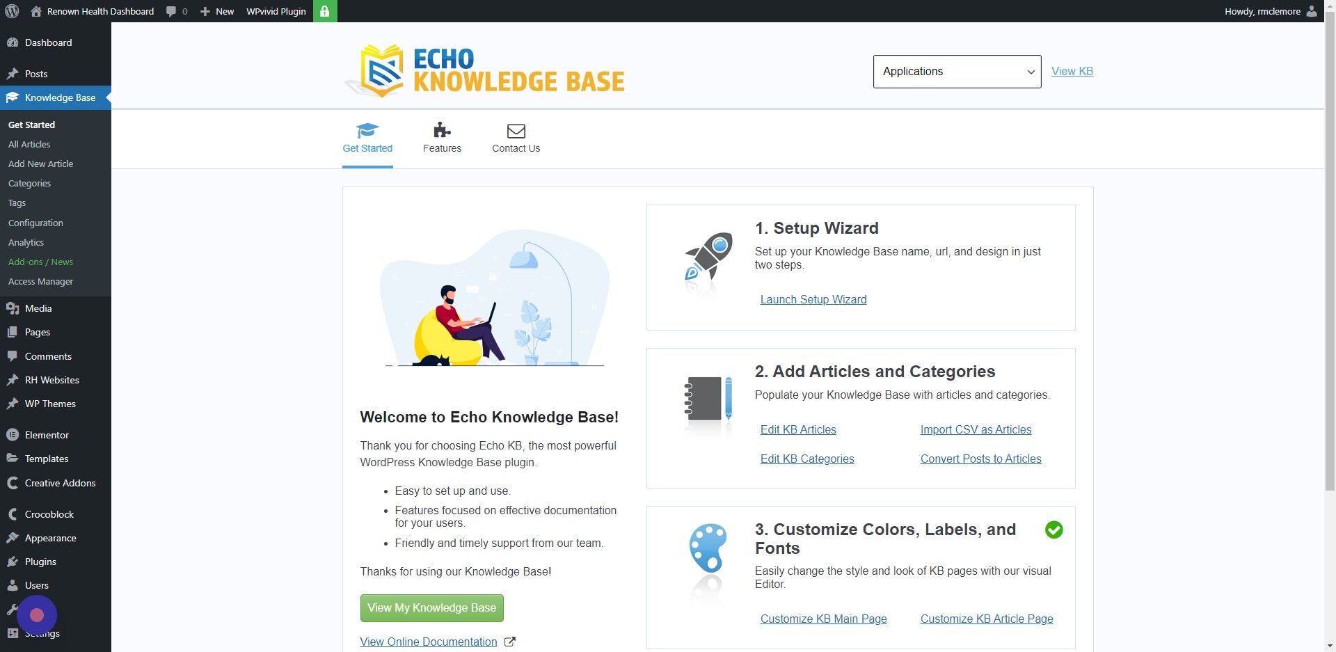 Screenshot of: Click this dropdown.