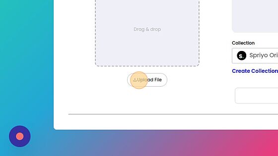Screenshot of: Click "Upload File"