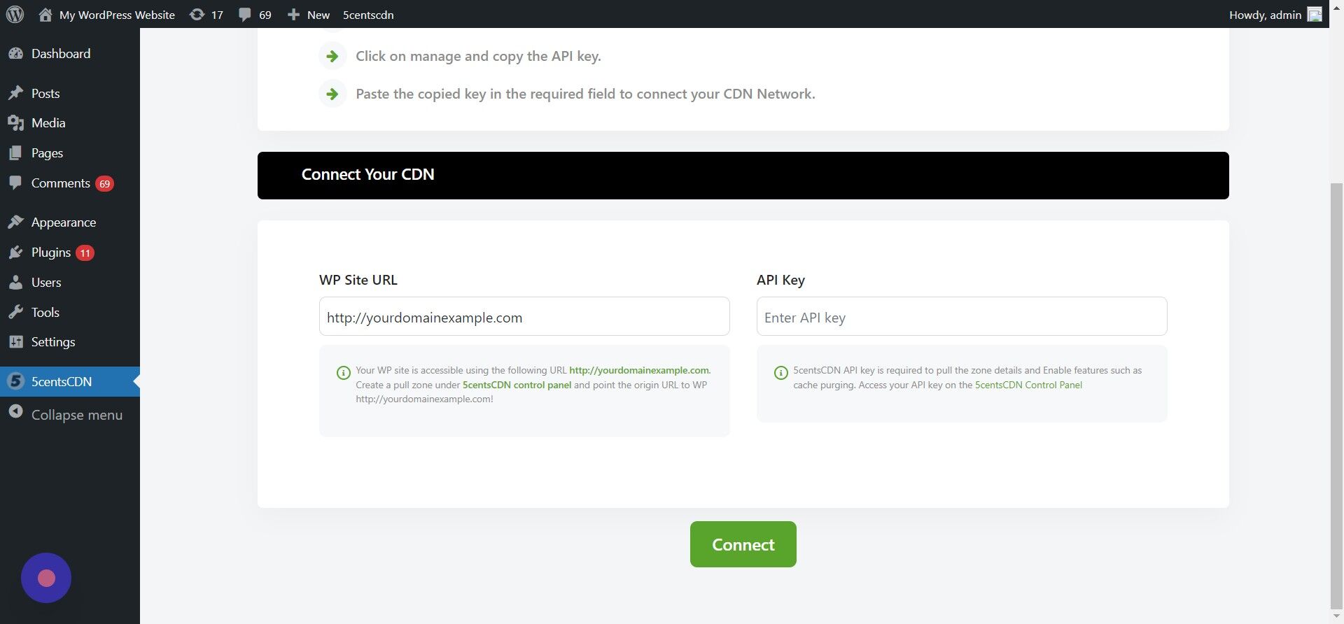 Screenshot of: Click the 